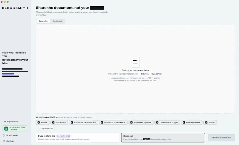 Cloaksmith screenshot 3