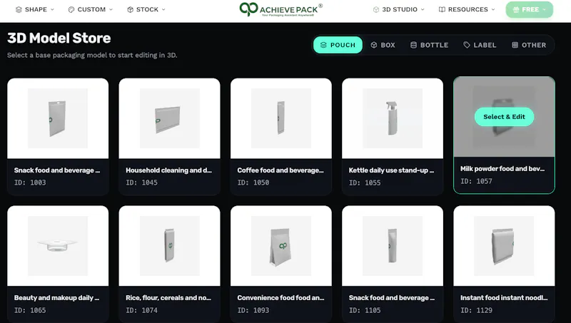 Achieve Pack Free 3D Studio screenshot 5