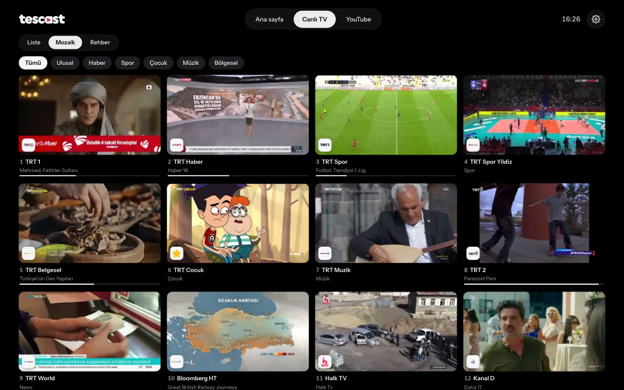 tescast gallery image