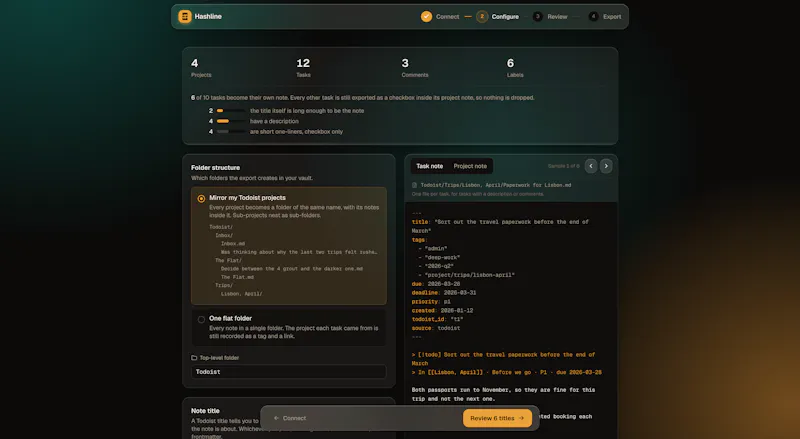 Hashline screenshot 3