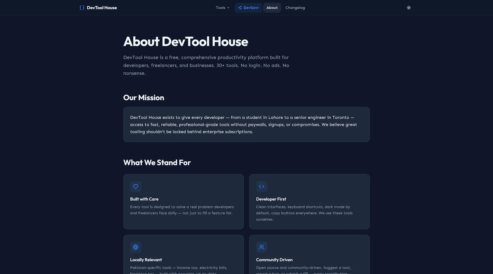 DevTool House screenshot 4