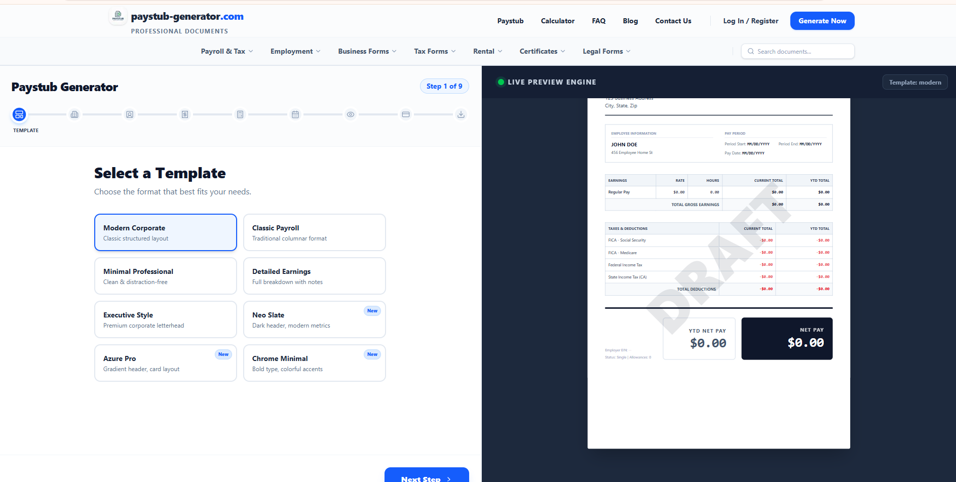 Paystub Generator gallery image