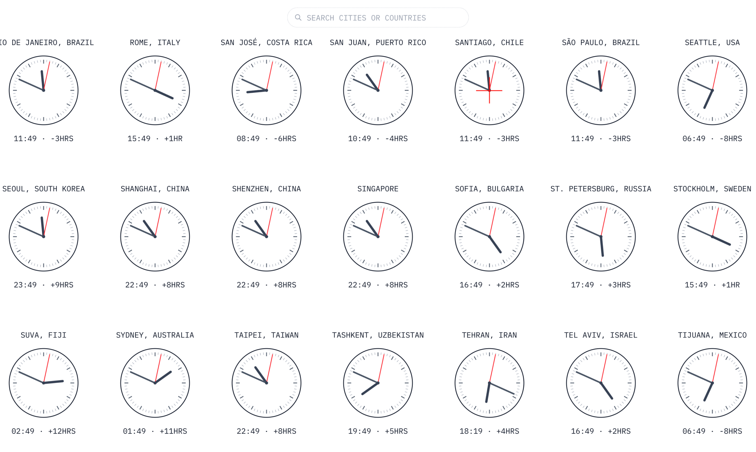 Timezone World Clock - Screenshot 5 preview