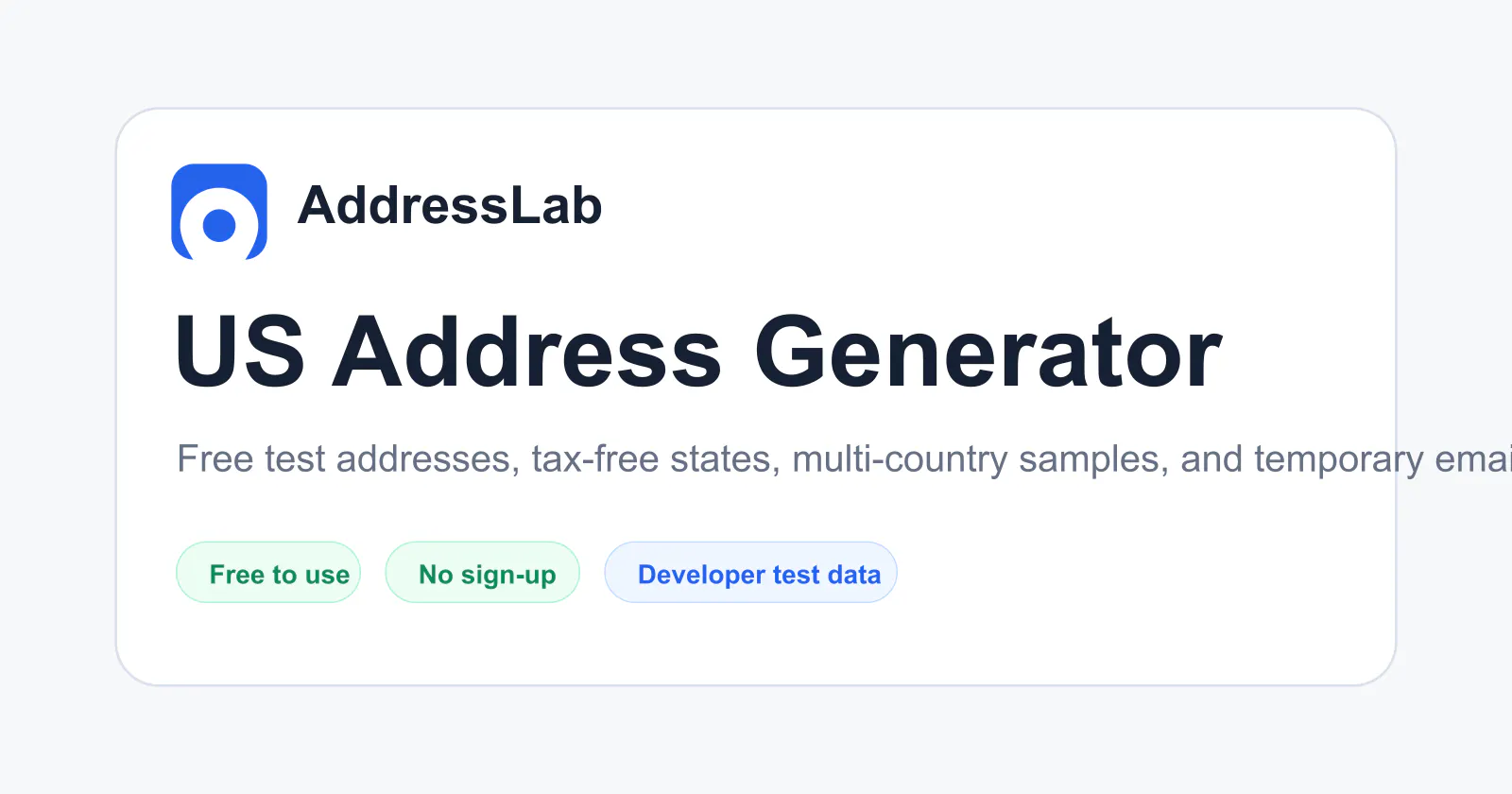 AddressLab screenshot 1