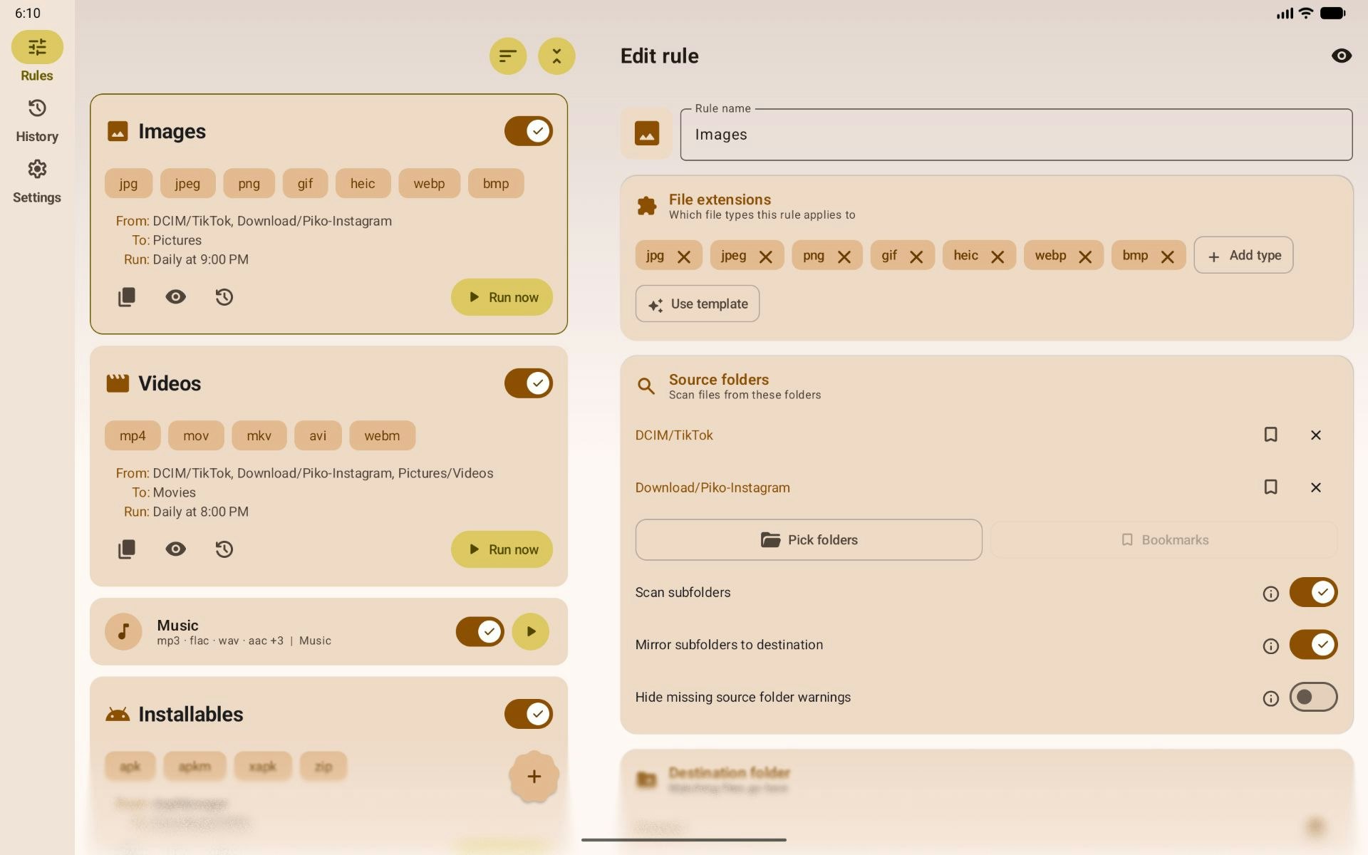 FilePipe: Auto Files Organizer gallery image