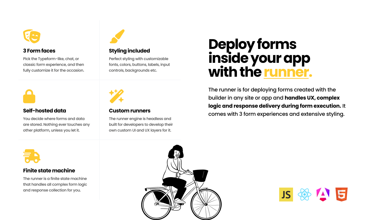 FormBuilder SDK door Tripetto - Vorm kit voor zelf gehost typeform alternatief media 6