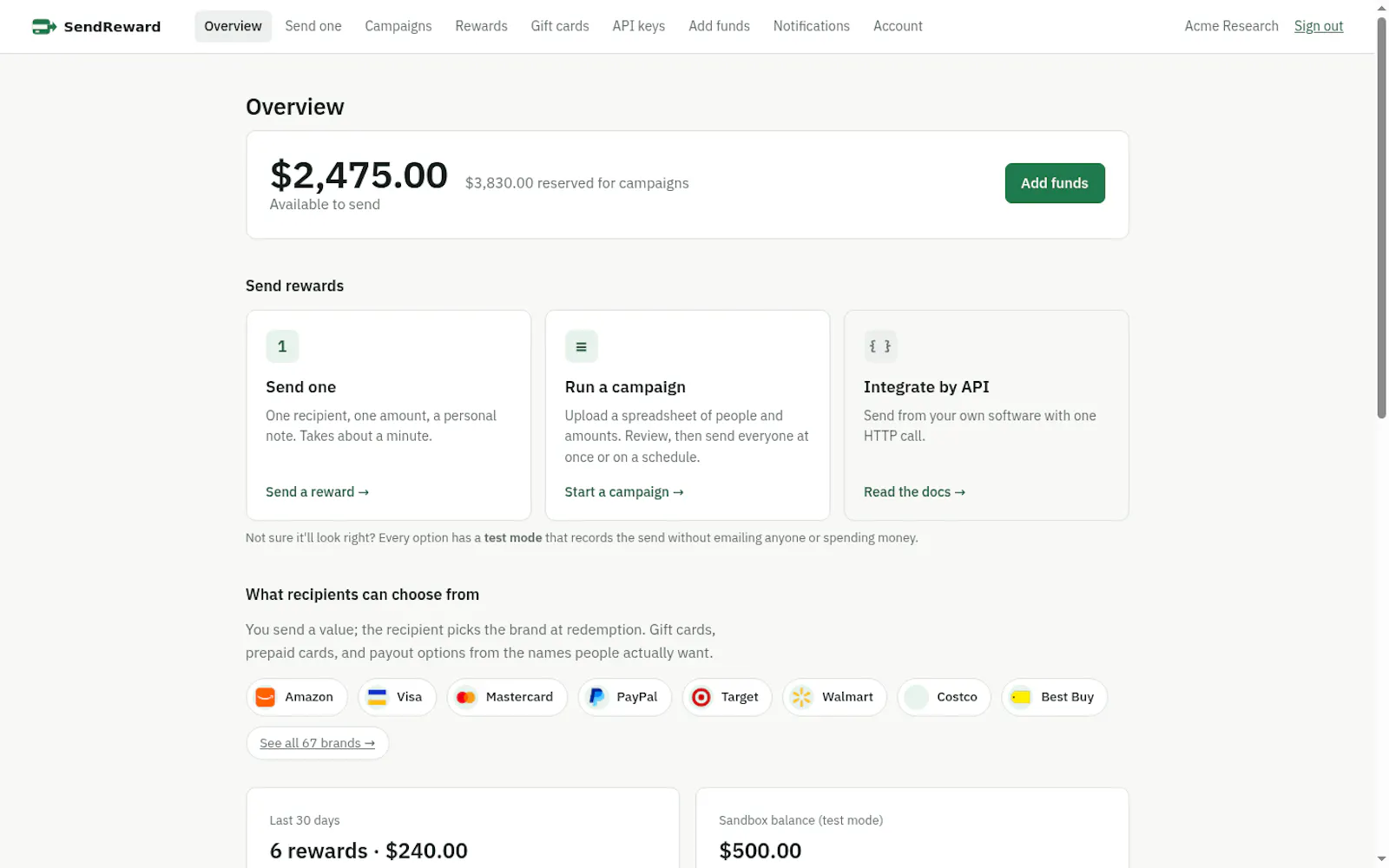 SendReward.com screenshot 11
