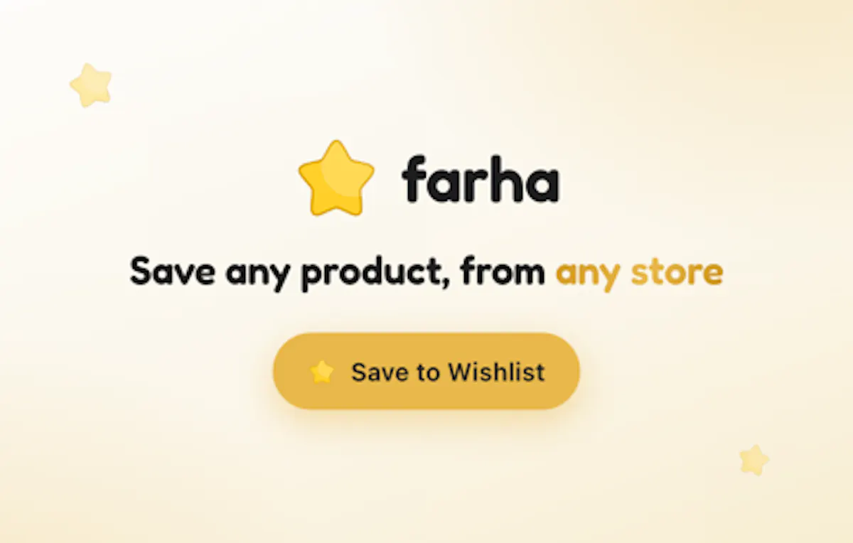 Wishlist and gifts - Farha