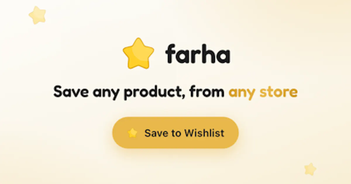 Wishlist and gifts - Farha