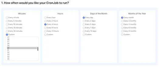 Crontab Generator by ServerAuth gallery image