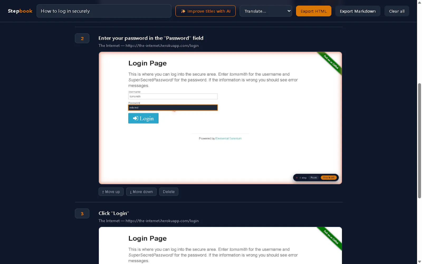 Stepbook screenshot 6