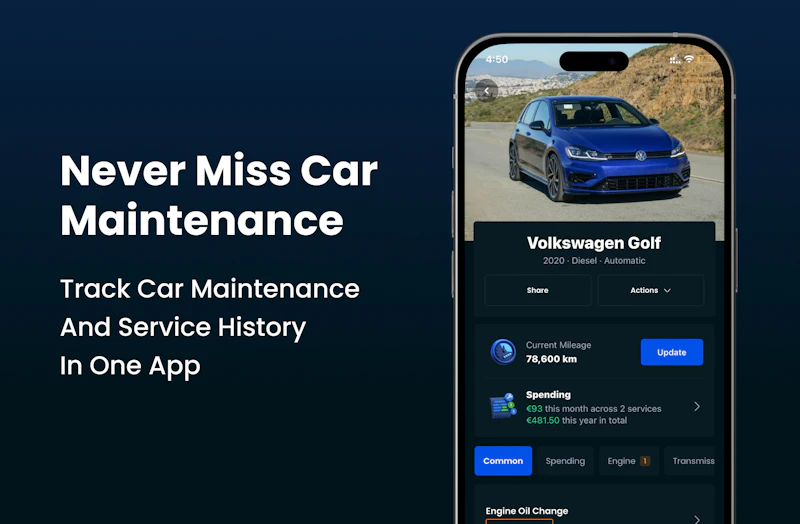 CarCare Diary screenshot 1