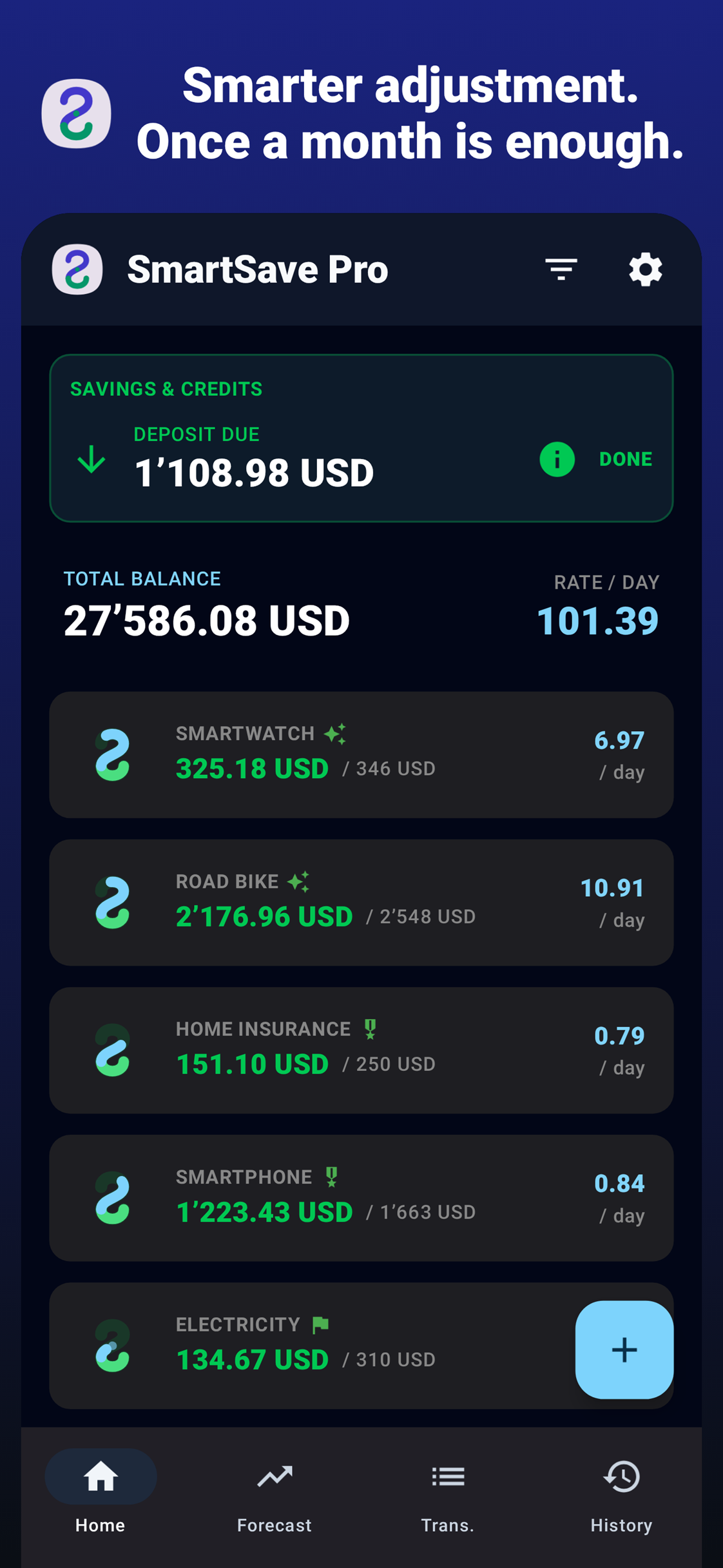 SmartSave: Savings & Goals - Screenshot 3 showing product features and functionality
