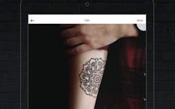 App for virtual tatoos in Augmented reality media 2