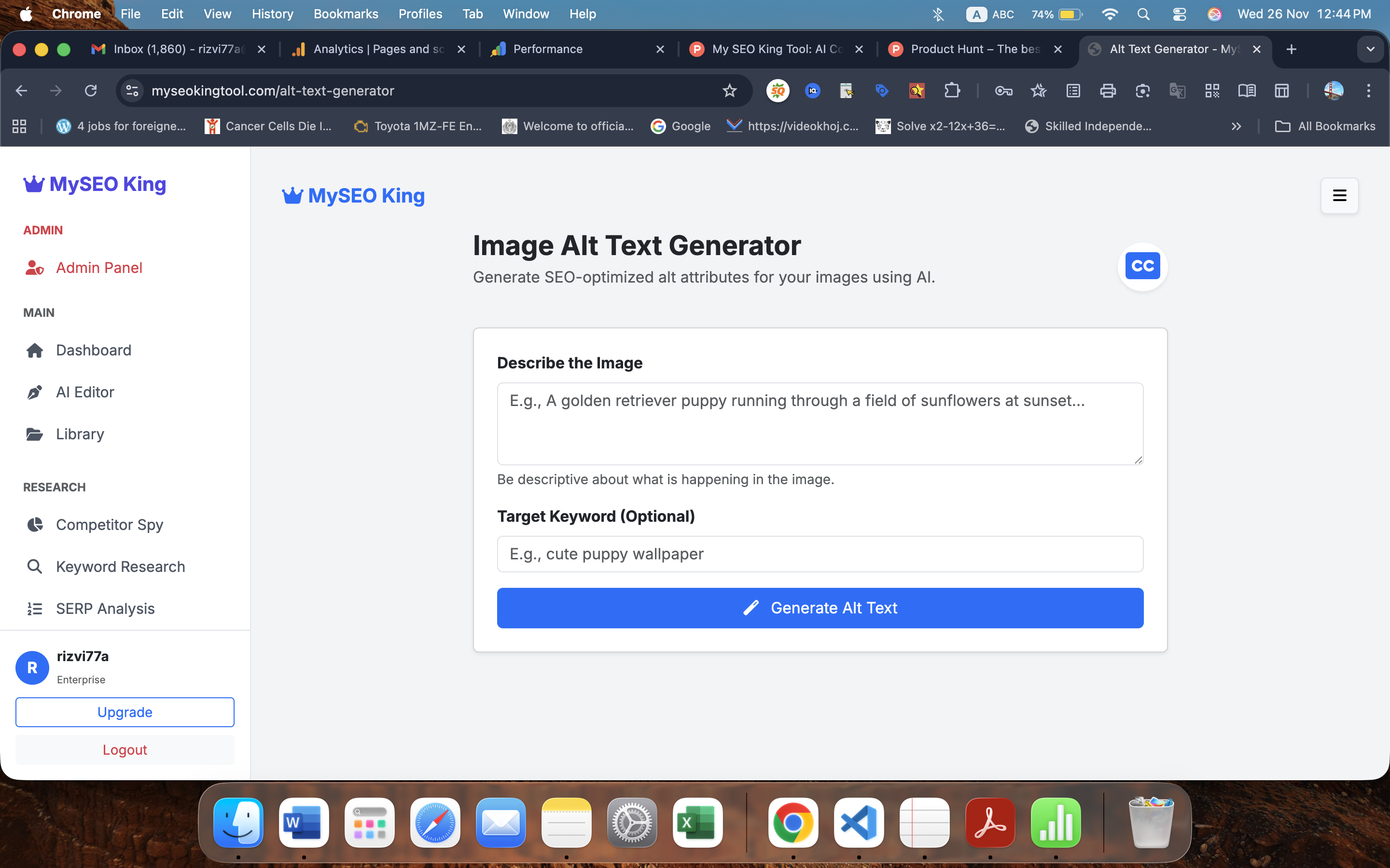 My SEO King Tool gallery image