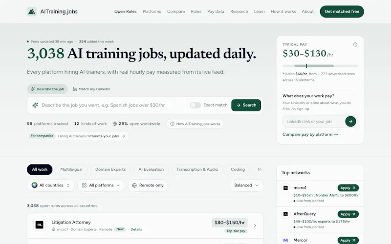 AITraining.jobs screenshot 2