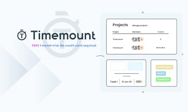 Timemounts organisierte Zeiterfassungsansicht zur Veranschaulichung der optimierten Teamleistungsnachverfolgung