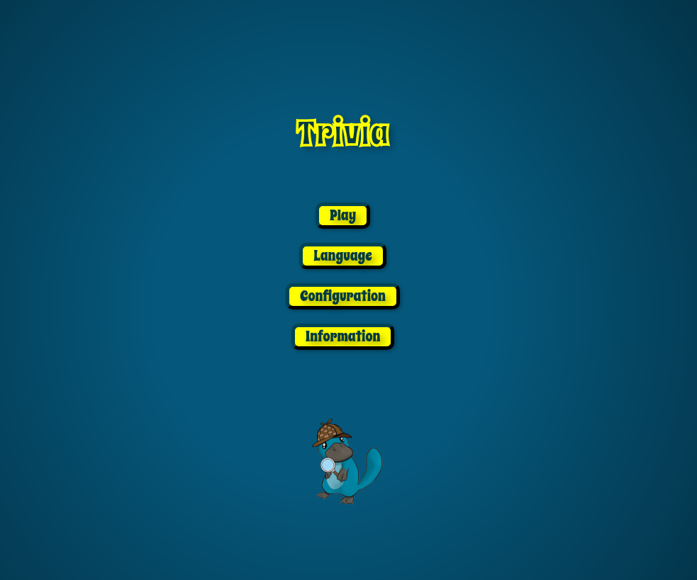 Trivia Game - Screenshot 2 showing product features and functionality