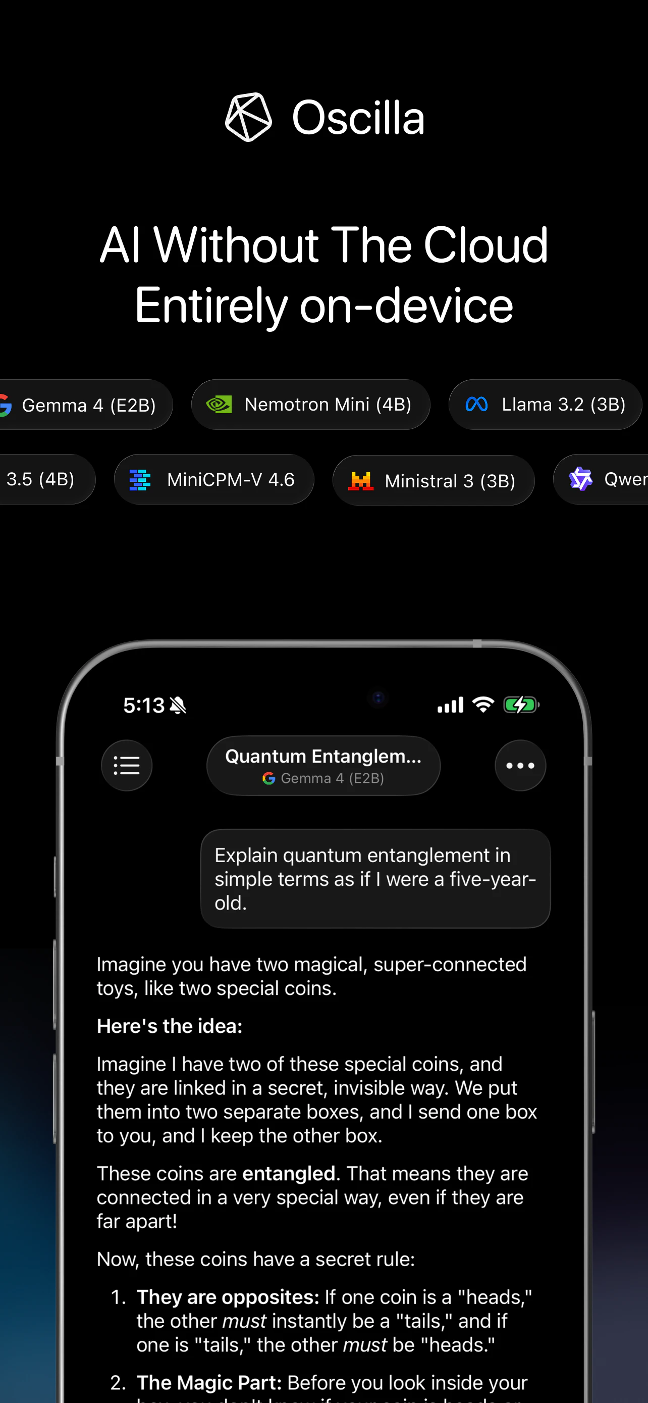 Oscilla - Local AI 