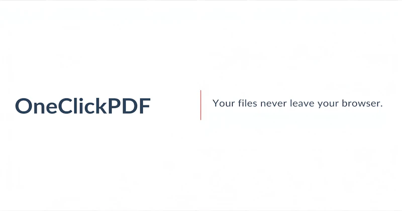 OneClickPDF screenshot 2