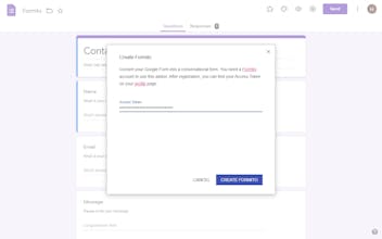 Google Form to Chatbot gallery image