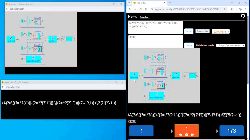 regexdev screenshot 1