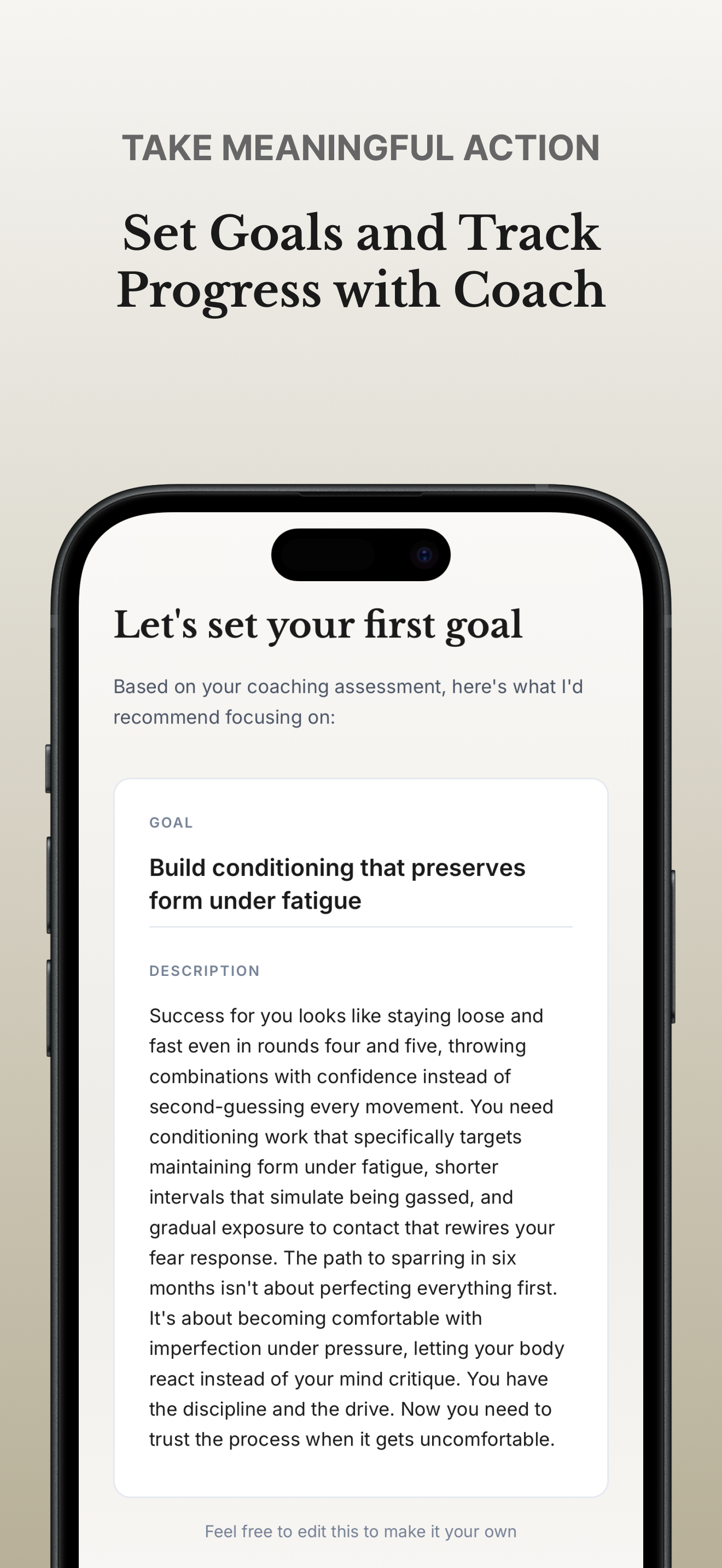 Better Coach: AI Life Coach - Screenshot 4 showing product features and functionality