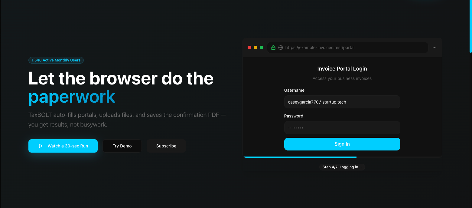 TaxBOLT gallery image