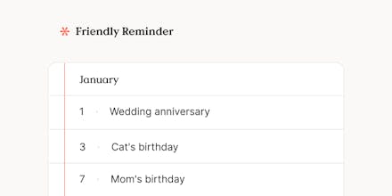 Friendly Reminder gallery image