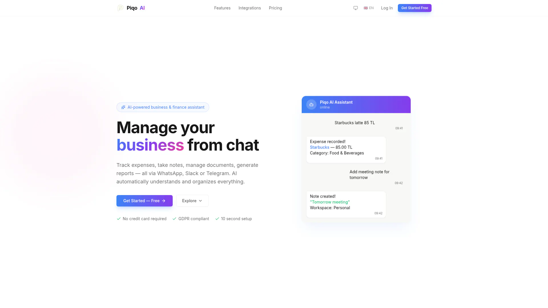 Piqo AI product banner