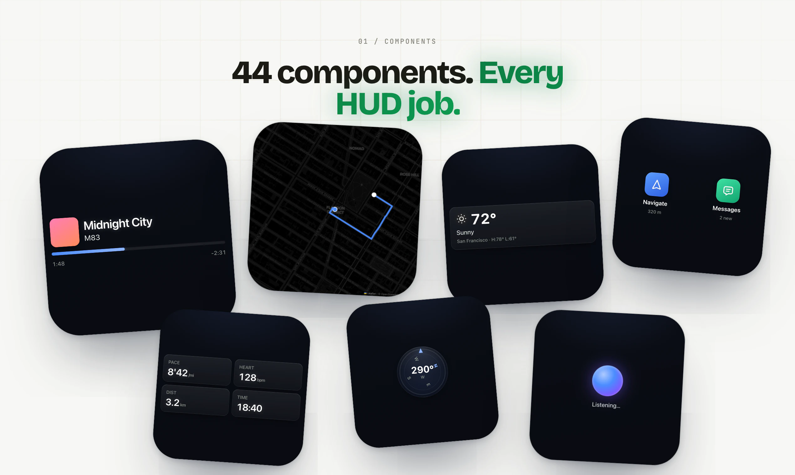 GlassKit UI screenshot 2