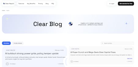 Clear Report gallery image