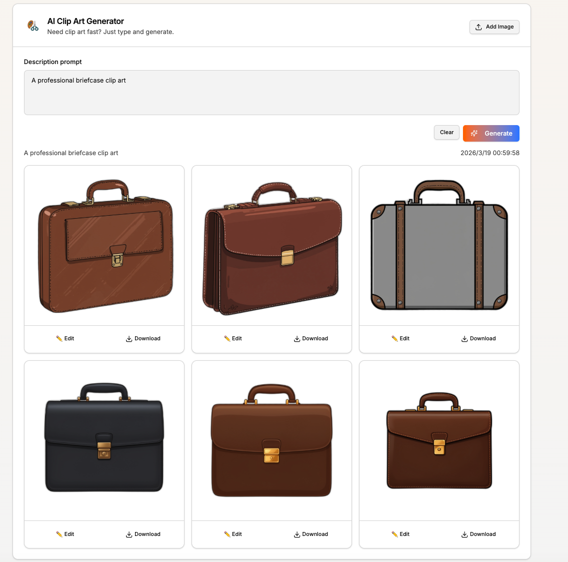 ClipArt AI gallery image