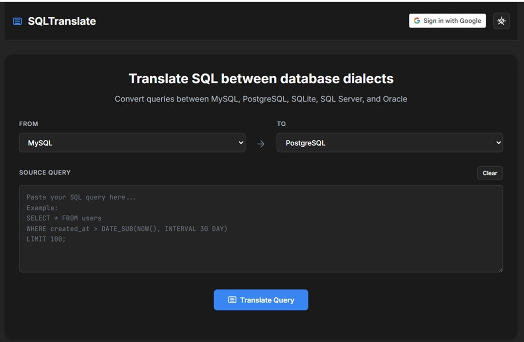 SQLTranslate gallery image