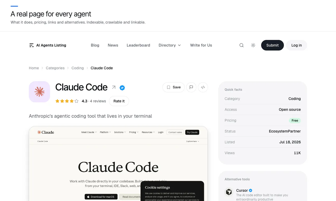 ​​AI Agents Listing​ gallery image