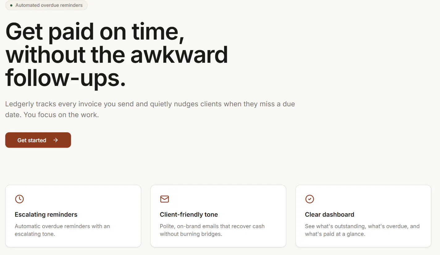 Ledgerly — Invoice Tracking gallery image