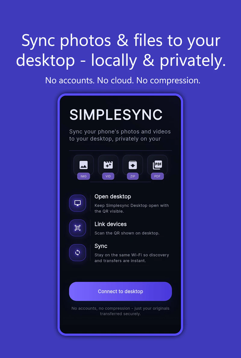 Simplesync screenshot 2
