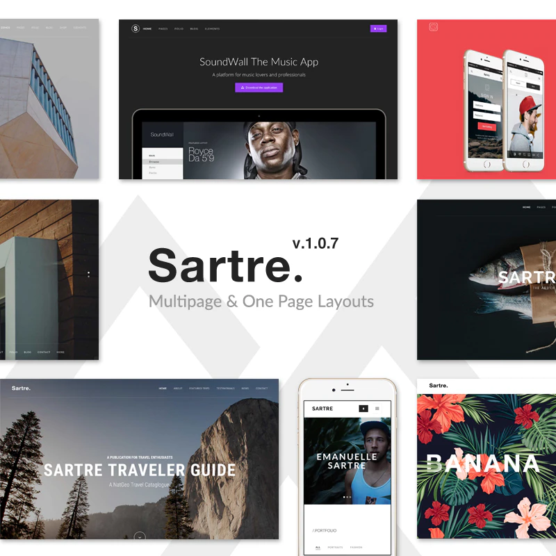 Sartre - Creative Multipurpose HTML Template