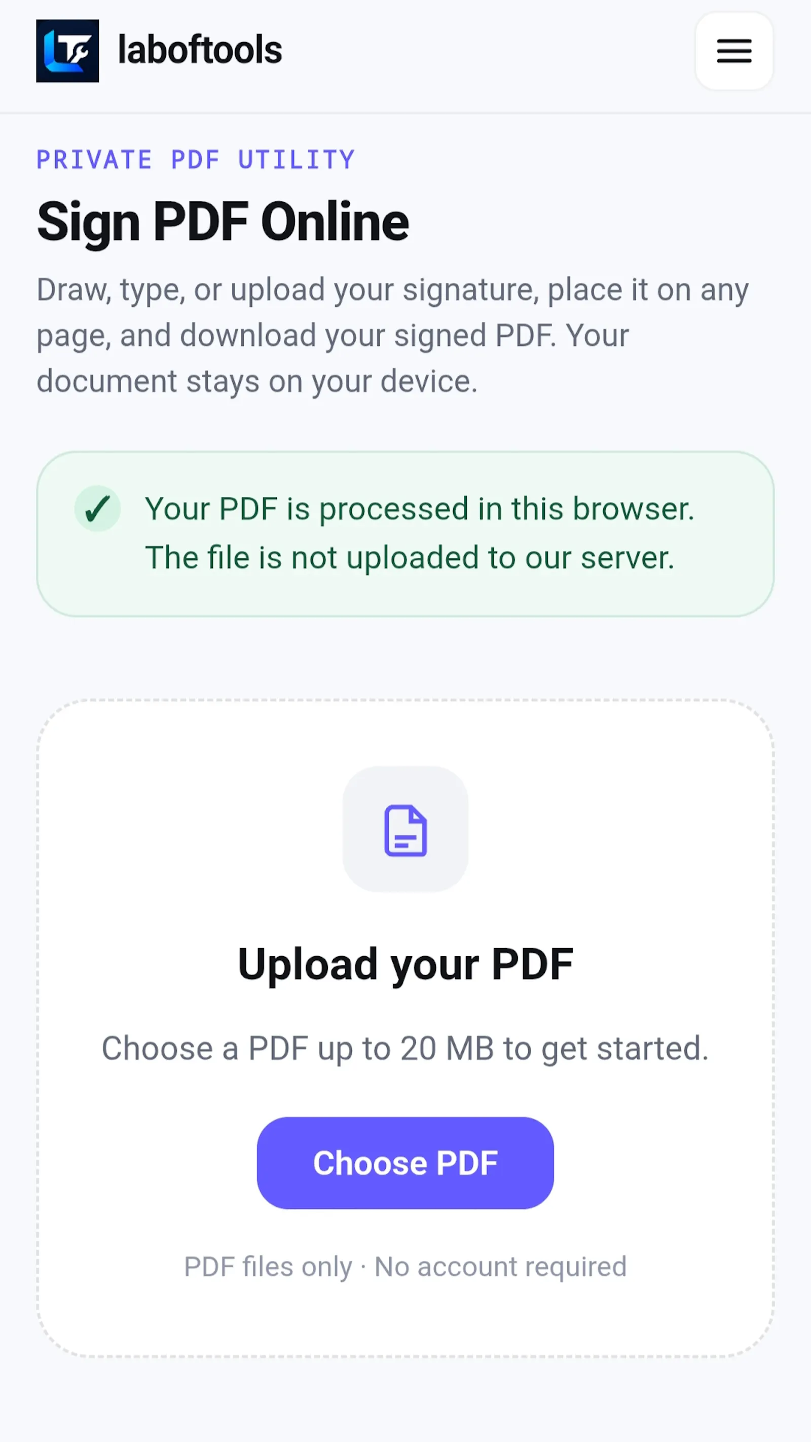 laboftools screenshot 2