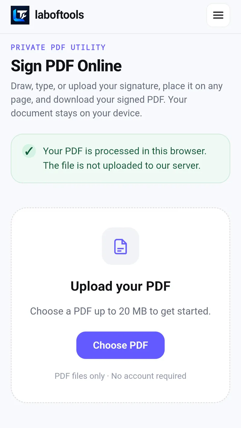 laboftools screenshot 2