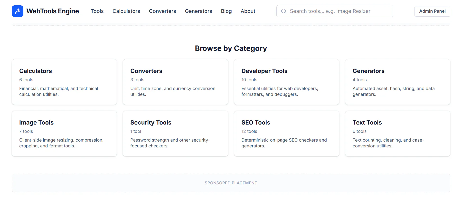 WebTools gallery image