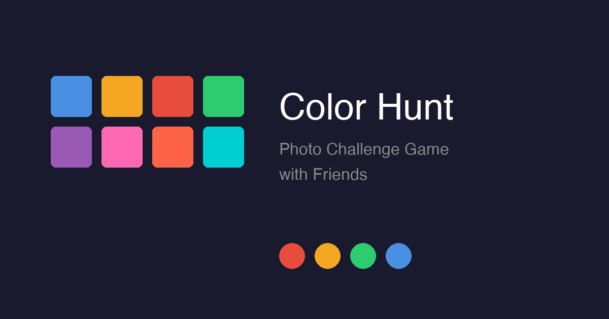 Color Hunt - Main product screenshot demonstrating key features and user interface