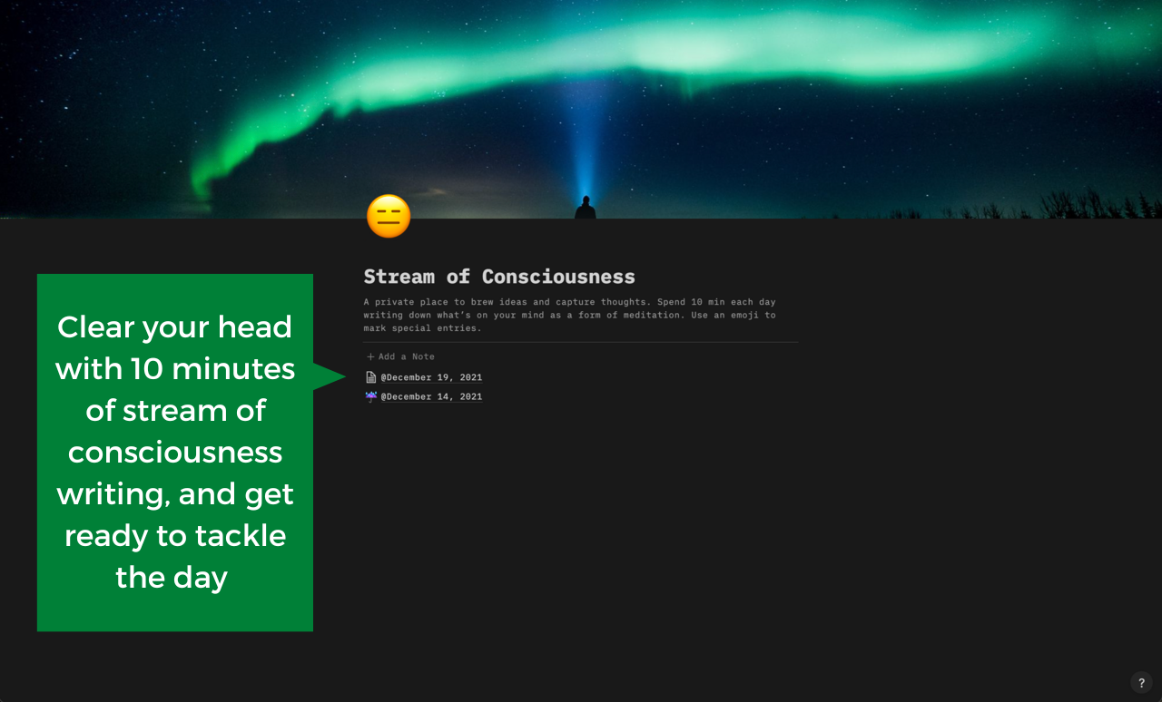 The System -- the Notion template to use gallery image