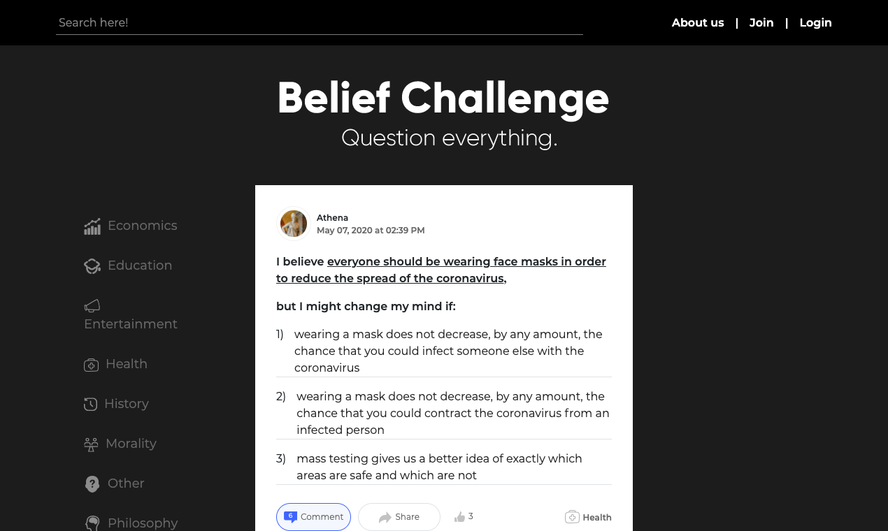 Belief Challenge gallery image