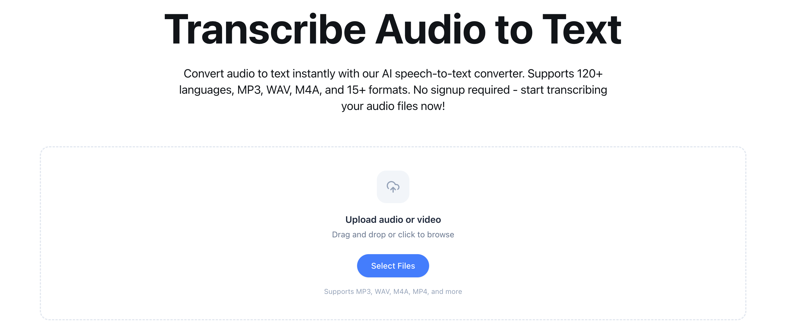 Transcribe Audio to Text gallery image