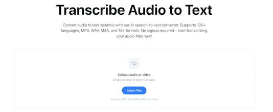 Transcribe Audio to Text gallery image