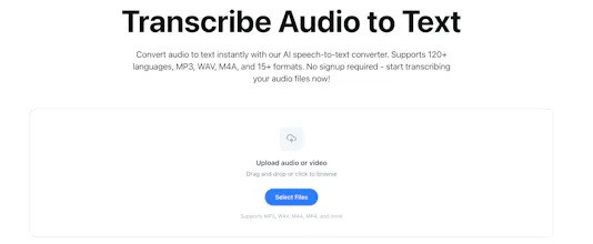 Transcribe Audio to Text gallery image