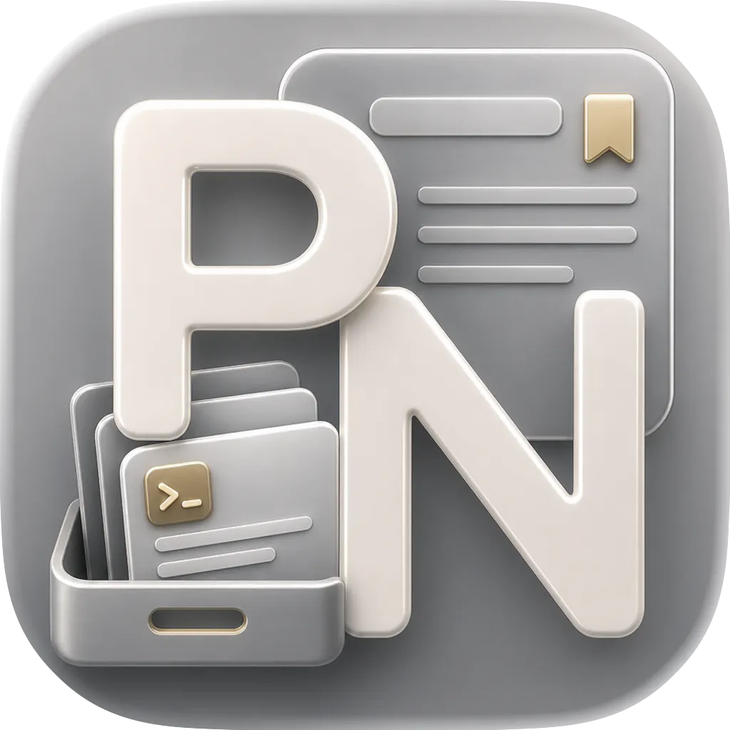 PromptNote — Prompt Library & PromptLab logo