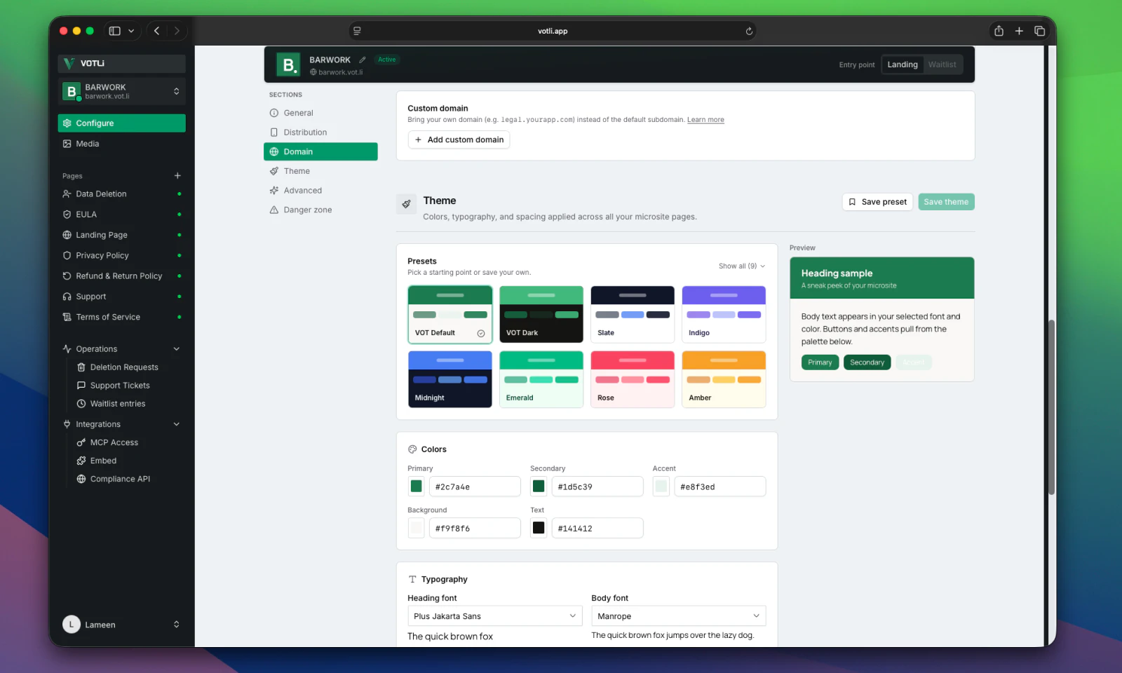 VOTLI screenshot 3