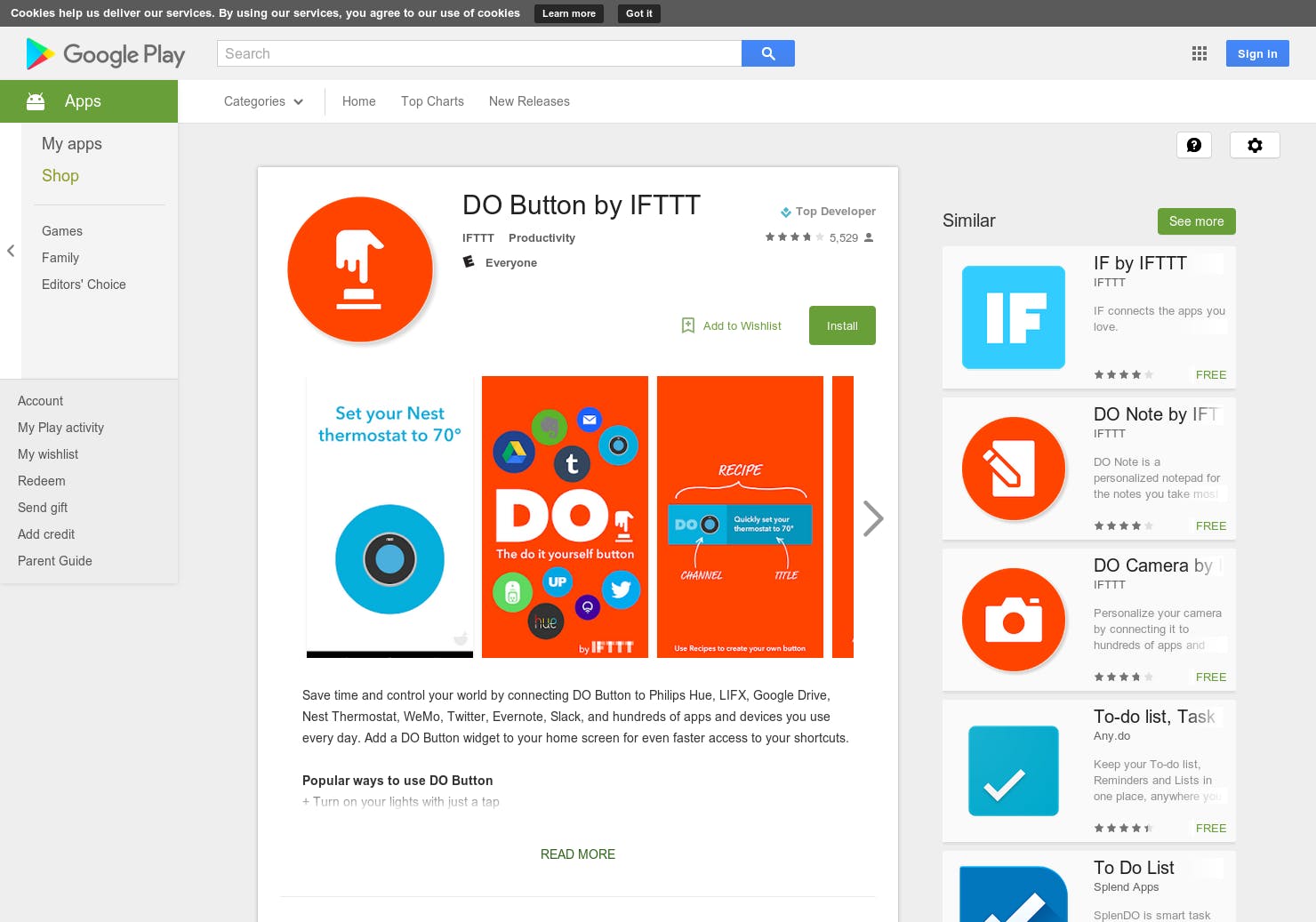 Do Button for IFTTT media 1